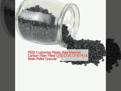 PEEK Aanpassen Plastic Raw Material Carbon Fiber Filled CF10 CF20 CF30 PEEK Hars Pellet Granule